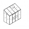 náhradné presklenie pre skleník VITAVIA IDA 3300 PC 4 mm LG3079 náhradné presklenie pre skleník VITAVIA IDA 3300 PC 4 mm LG3079