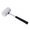 Kladivo gumené 450 g BIELE oceľová rukoväť HOTECHE HT230201 Kladivo gumené 450 g BIELE oceľová rukoväť HOTECHE HT230201
