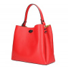 Kožená kabelka do ruky 232 červená MADE IN ITALY Kožená kabelka do ruky 232 červená MADE IN ITALY