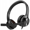 Creative Chat USB, Headset otevřená (On Ear) kabelová stereo černá regulace hlasitosti, Vypnutí zvuku mikrofonu Creative Chat USB, Headset otevřená (On Ear) kabelová stereo černá regulace hlasitosti, Vypnutí zvuku mikrofonu