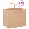 Papierové tašky 250 ks s ušami hnedé 32x22x28 cm Papierové tašky 250 ks s ušami hnedé 32x22x28 cm