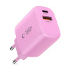 Tech-Protect NCA30 2-Port Charger PD 30W - Pink Tech-Protect NCA30 2-Port Charger PD 30W - Pink