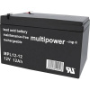 multipower MPL12-12 146650 olovený akumulátor 12 V 12 Ah olovený so skleneným rúnom (š x v x h) 98 x 98 x 151 mm plochý konektor 6,35 mm bezúdržbová,; 146650 multipower MPL12-12 146650 olovený akumulátor 12 V 12 Ah olovený so skleneným rúnom (š x v x h) 98 x 98 x 151 mm plochý konektor 6,35 mm bezúdržbová,; 146650