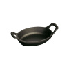 Staub Mini liatinový pekáč oválny 15 cm, čierny, 1301323 Staub Mini liatinový pekáč oválny 15 cm, čierny, 1301323