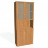 Policová skriňa Strong, zámok, 80x192x40 cm, jelša/jelša Policová skriňa Strong, zámok, 80x192x40 cm, jelša/jelša