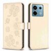 Peňaženkové kožené puzdro Four-leaf na Xiaomi Redmi Note 13 Pro - Zlatá Peňaženkové kožené puzdro Four-leaf na Xiaomi Redmi Note 13 Pro - Zlatá