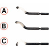 KS Tools 2052013 čepeľ odhrotovača 1 ks; 2052013 KS Tools 2052013 čepeľ odhrotovača 1 ks; 2052013