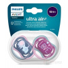 Avent Philips silikon cumlík Air fialová/ružová 2ks Avent Philips silikon cumlík Air fialová/ružová 2ks
