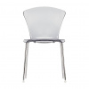 Elegantná plastová stolička OMP-Glossy Farba: Transparentná Elegantná plastová stolička OMP-Glossy Farba: Transparentná