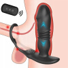 Posuvný Análny Vibrátor Kolíky Masážny Prístroj Prostaty s Krúžkom Gay Gadgety Posuvný Análny Vibrátor Kolíky Masážny Prístroj Prostaty s Krúžkom Gay Gadgety
