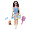 Mattel Barbie HLL18 Moja Prvá Barbie Bábika – Čiernovláska s Líškou