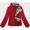 Dámska červená prešívaná bunda so stojačikom (16M2382-270) odstíny červené XL (42) Dámska červená prešívaná bunda so stojačikom (16M2382-270) odstíny červené XL (42)