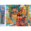 NORIMPEX Diamantové malování Sovy 40x30cm NORIMPEX Diamantové malování Sovy 40x30cm
