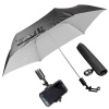 SUSINO 3080 Skladací manuálny dáždnik so selfie tyčou, strieborný SUSINO 3080 Skladací manuálny dáždnik so selfie tyčou, strieborný