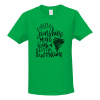 Tričko s potlačou Tvoje slniečko smiechané s malým hurikánom dětské Středně zelená 158 cm/12 let Tričko s potlačou Tvoje slniečko smiechané s malým hurikánom dětské Středně zelená 158 cm/12 let