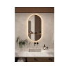 LED oválne zrkadlo do kúpeľne s osvetlením v ráme Cordia OVAL MIRROR LINE s poličkou 100 x 50 cm IP 44 LED oválne zrkadlo do kúpeľne s osvetlením v ráme Cordia OVAL MIRROR LINE s poličkou 100 x 50 cm IP 44