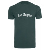 Los Angeles Wording Tee - bottlegreen L Los Angeles Wording Tee - bottlegreen L