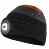 Čiapka s LED svietlom, čierno-sivo-oranžová warm NEO Tools Čiapka s LED svietlom, čierno-sivo-oranžová warm NEO Tools