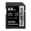 Pamäťová karta Lexar Professional SILVER PLUS SDXC 64 GB Pamäťová karta Lexar Professional SILVER PLUS SDXC 64 GB