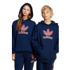 Detská bavlnená mikina adidas Originals JC9128 tmavomodrá 170 Detská bavlnená mikina adidas Originals JC9128 tmavomodrá 170