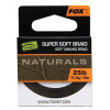 Fox šnúra Naturals Soft Braided Hooklength 20m 25lb Fox šnúra Naturals Soft Braided Hooklength 20m 25lb