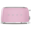 Smeg TSF02PKEU Hriankovač na 4 toasty 50's Style pastelovo ružový Smeg TSF02PKEU Hriankovač na 4 toasty 50's Style pastelovo ružový