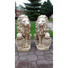 Záhradná betónová socha- LEVY SO ŠTÍTOM 2ks Záhradná betónová socha- LEVY SO ŠTÍTOM 2ks