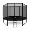Aga SPORT PRO Trampolína 305 cm Čierna + ochranná sieť + rebrík Aga SPORT PRO Trampolína 305 cm Čierna + ochranná sieť + rebrík