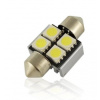 LED AUTO ŽIAROVKA C5W 36MM 4X SMD5050, CANBUS CHLADIČ LED AUTO ŽIAROVKA C5W 36MM 4X SMD5050, CANBUS CHLADIČ