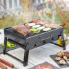 Prenosný skladací gril na drevené uhlie BearBQ InnovaGoods Prenosný skladací gril na drevené uhlie BearBQ InnovaGoods