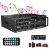 DIGITÁLNY STEREO ZOSILŇOVAČ BLUETOOTH 2000 W, VYSOKÝ PRIJÍMAČ + DIAĽKOVÉ OVLÁDANIE DIGITÁLNY STEREO ZOSILŇOVAČ BLUETOOTH 2000 W, VYSOKÝ PRIJÍMAČ + DIAĽKOVÉ OVLÁDANIE