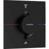 Hansgrohe ShowerSelect Comfort - Termostatická batéria pod omietku, na 2 spotrebiče, matná čierna 15572670 Hansgrohe ShowerSelect Comfort - Termostatická batéria pod omietku, na 2 spotrebiče, matná čierna 15572670