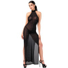 NOIR F372 Onyx Twin-slit Long dress S NOIR F372 Onyx Twin-slit Long dress S