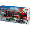 LEGO City 60445 F1 kamión, rb20 a amr24 F1 autá LEGO City 60445 F1 kamión, rb20 a amr24 F1 autá