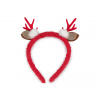 Čelenka do vlasov vianočná / párty červená 1ks Čelenka do vlasov vianočná / párty červená 1ks