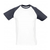 SOĽS Funky Pánske tričko SL11190 White / Navy 3XL SOĽS Funky Pánske tričko SL11190 White / Navy 3XL