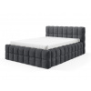 Wilsondo Manželská čalúnená posteľ s úložným priestorom Lagos 180x200 - tmavosivá Wilsondo Manželská čalúnená posteľ s úložným priestorom Lagos 180x200 - tmavosivá