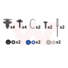 Montážna sada, nárazník VAN WEZEL 0929794 Montážna sada, nárazník VAN WEZEL 0929794