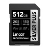 Pamäťová karta Lexar Professional SILVER PLUS SDXC 512 GB Pamäťová karta Lexar Professional SILVER PLUS SDXC 512 GB
