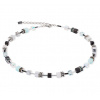 Náhrdelník COEUR DE LION GeoCUBE s prírodnými kameňmi čierno modrý 2838/10-2027 Dámske Ušľachtilá oceľ 42 + 6 cm Náhrdelník COEUR DE LION GeoCUBE s prírodnými kameňmi čierno modrý 2838/10-2027 Dámske Ušľachtilá oceľ 42 + 6 cm