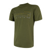 Pánske tričko kr.rukáv SENSOR MERINO ACTIVE TRACK safari green M Pánske tričko kr.rukáv SENSOR MERINO ACTIVE TRACK safari green M