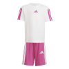adidas Essentials T-Shirt Set Infants Pink/White 3S 5-6 Years adidas Essentials T-Shirt Set Infants Pink/White 3S 5-6 Years