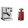 Rancilio Silvia BC + Eureka Mignon Libra, CR ferrari red Rancilio Silvia BC + Eureka Mignon Libra, CR ferrari red