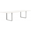 Stôl Muuto laminovaný sivé nohy 295 x 108 cm biely Stôl Muuto laminovaný sivé nohy 295 x 108 cm biely