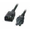 Kábel sieťový 230V predlžovací pre notebook, C14 - C5, 1m, 0 Kábel sieťový 230V predlžovací pre notebook, C14 - C5, 1m, 0