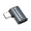 AppleMix WOZINSKY USB-C na USB-C - šikmá strana - 40 Gb/s - sivá AppleMix WOZINSKY USB-C na USB-C - šikmá strana - 40 Gb/s - sivá