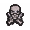 Moto nášivka Lebka - Pistols Moto nášivka Lebka - Pistols