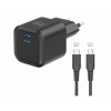 Swissten sieťový adaptér gan 1x usb-c 35w power delivery čierny + dátový kábel usb-c/usb-c 1,2 m - čierny 14537256 Swissten sieťový adaptér gan 1x usb-c 35w power delivery čierny + dátový kábel usb-c/usb-c 1,2 m - čierny 14537256