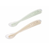 Beaba Prvé lyžičky silikónové 2 ks s puzdrom Clay Beaba Prvé lyžičky silikónové 2 ks s puzdrom Clay