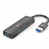 HUB USB C-tech UHB-U3-AC, 3xUSB-A/1x USB-C/ USB 3.0 HUB USB C-tech UHB-U3-AC, 3xUSB-A/1x USB-C/ USB 3.0